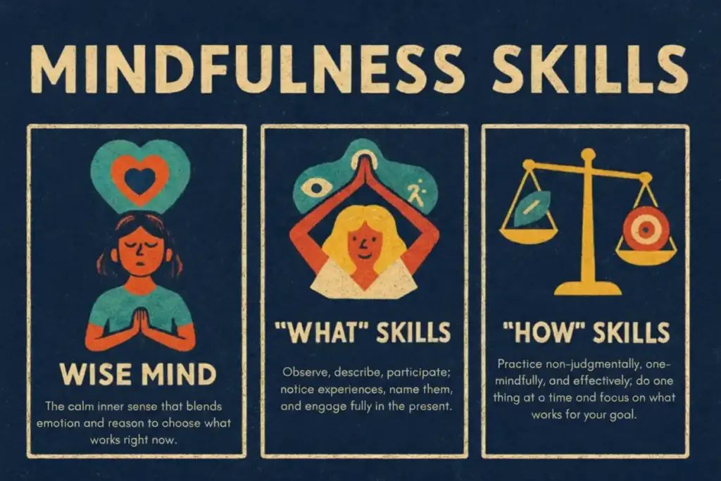 dbt therapy's mindfulness skills
